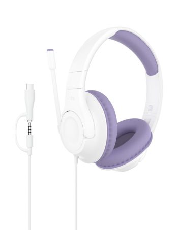 Belkin Wired Over-Ear Headset for Kids - Lavender
