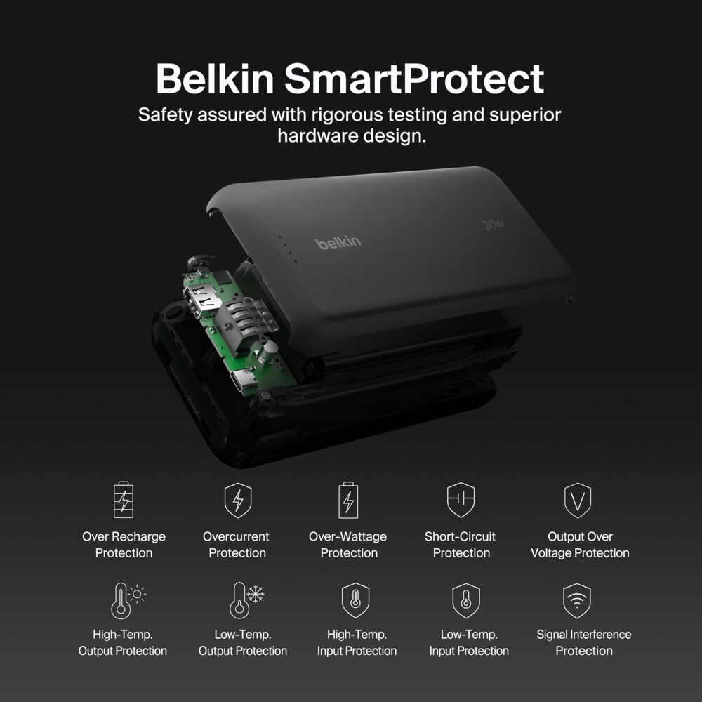 Belkin Power Bank 20K with Integrated Cable - Image 6
