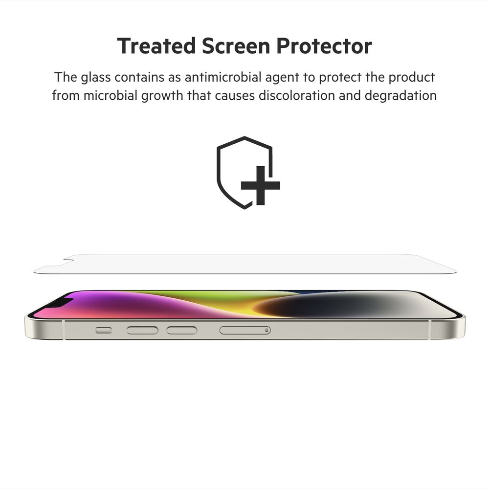 Belkin UltraGlass Treated Screen Protector for iPhone 14 Plus / iPhone 13 Pro Max - Image 9