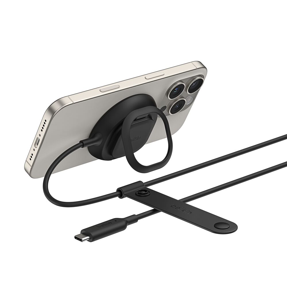 Belkin Magnetic Charger with Qi2 25W - Square Form, Black, Power Supply Not Included