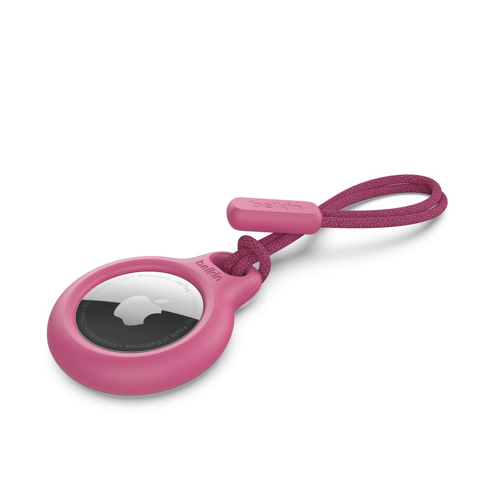 Belkin Secure Holder with Strap for AirTag - Pink