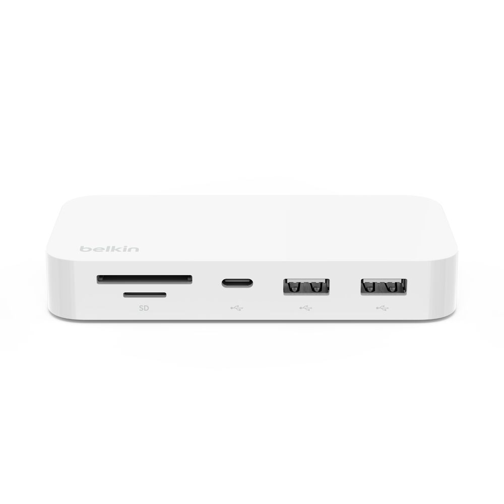 Belkin USB-C 6-in-1 Multiport Hub with Mount - White - Image 10