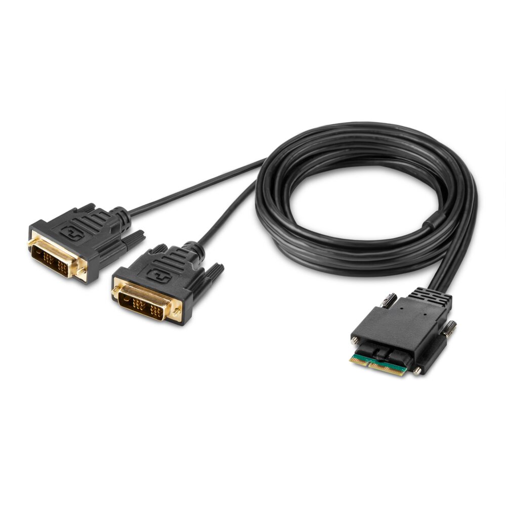 Belkin 2-Port Dual Head DVI Modular Secure KVM Switch PP4.0 W/ Remote - Black - Image 2