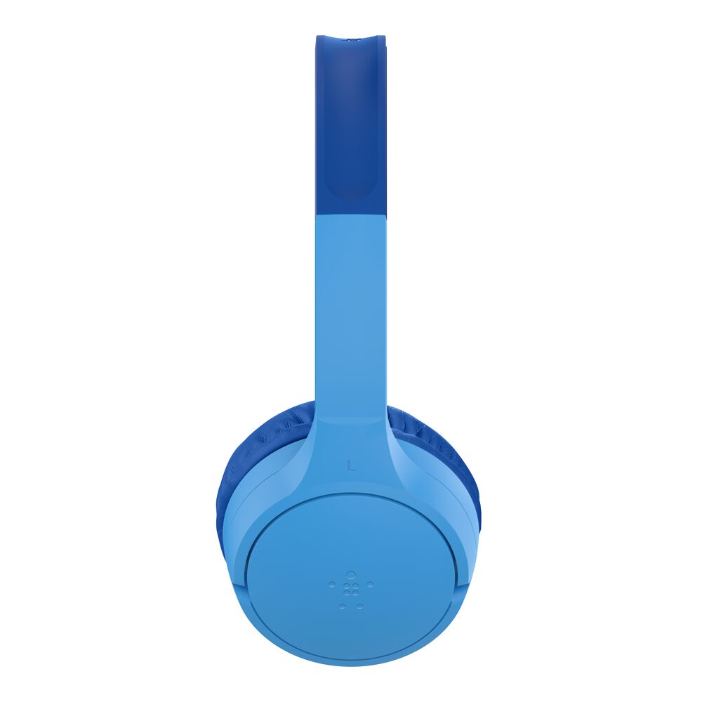 Belkin Wireless On-Ear Headphones for Kids - Blue, USB-C Cable - Image 8