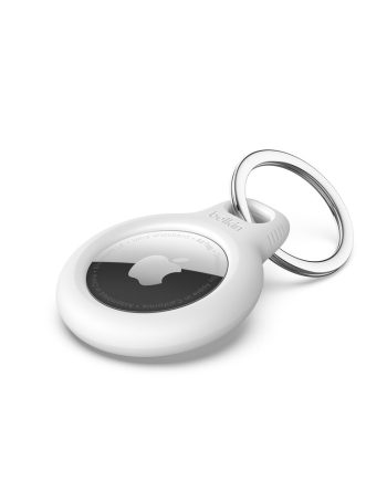 Belkin Secure Holder with Key Ring for AirTag - White, 1-pack