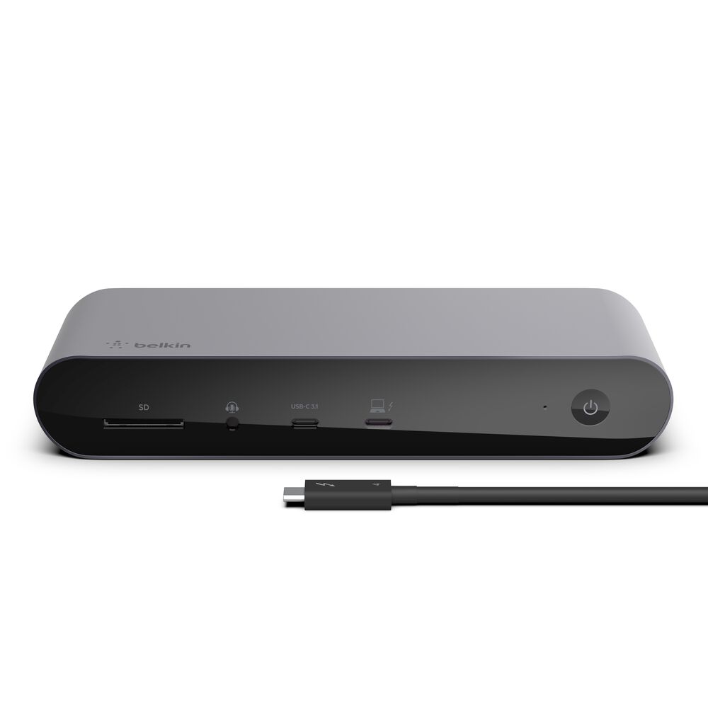 Belkin Pro Thunderbolt 4 Dock - Space Gray - Image 14