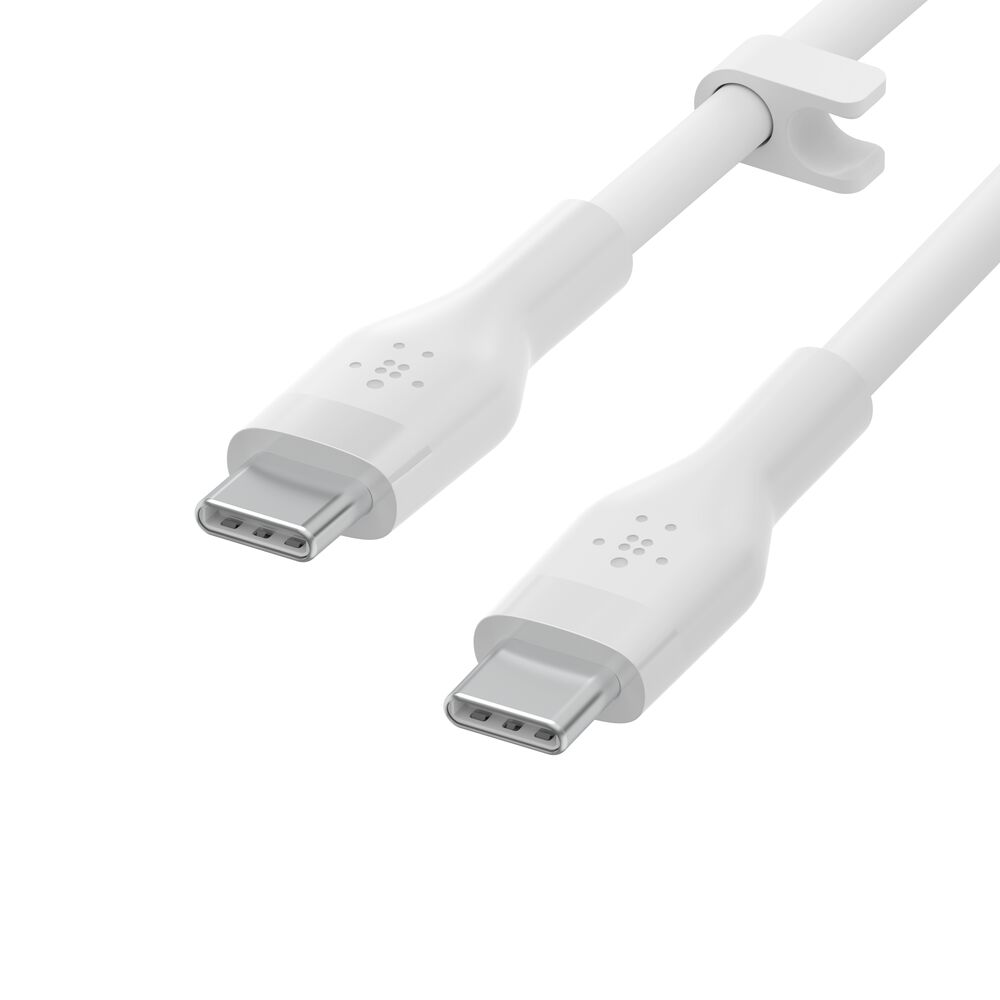 Belkin USB-C to USB-C Cable 60W - White, 9.8 ft, 1 Pack - Image 4
