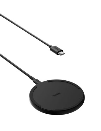Belkin Wireless Charging Pad 15W, Black, PSU not included - Power Supply Not Included, 1 Pack