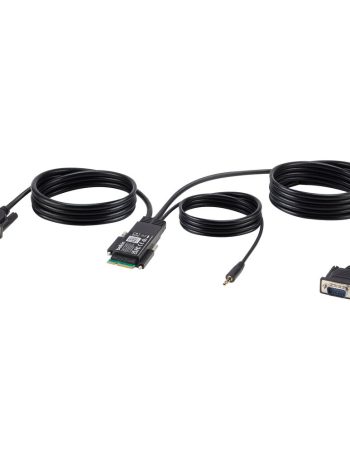Belkin Modular VGA Dual-Head Console Cable 6 ft. - Black, 6.0 feet
