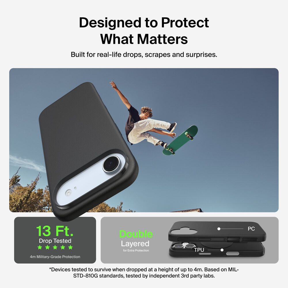 Belkin Protect Series Case for iPhone Air - Black - Image 3