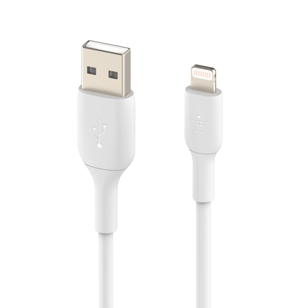 Belkin Lightning to USB-A Cable - White, 15 cm, 1 Pack - Image 2