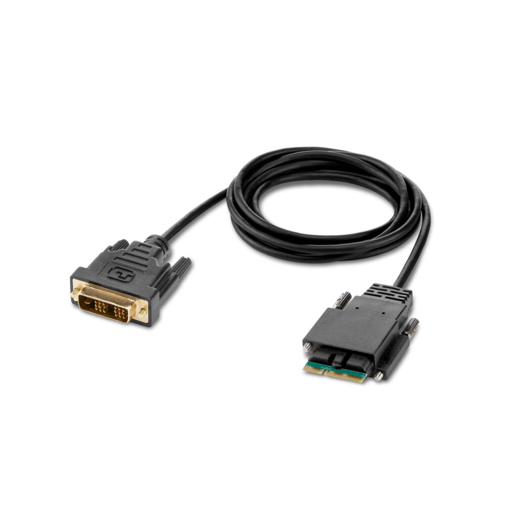 Belkin 4-Port Single Head DVI Modular Secure KVM Switch PP4.0 W/ Remote - Black - Image 3