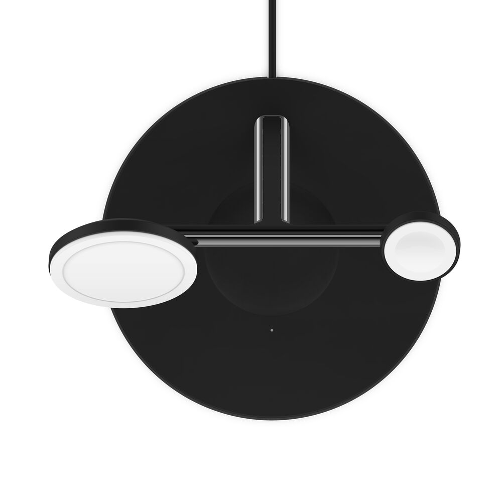 Belkin 3-in-1 Wireless Charger with Official MagSafe Charging 15W (Certified Refurbished) - Black - Image 7