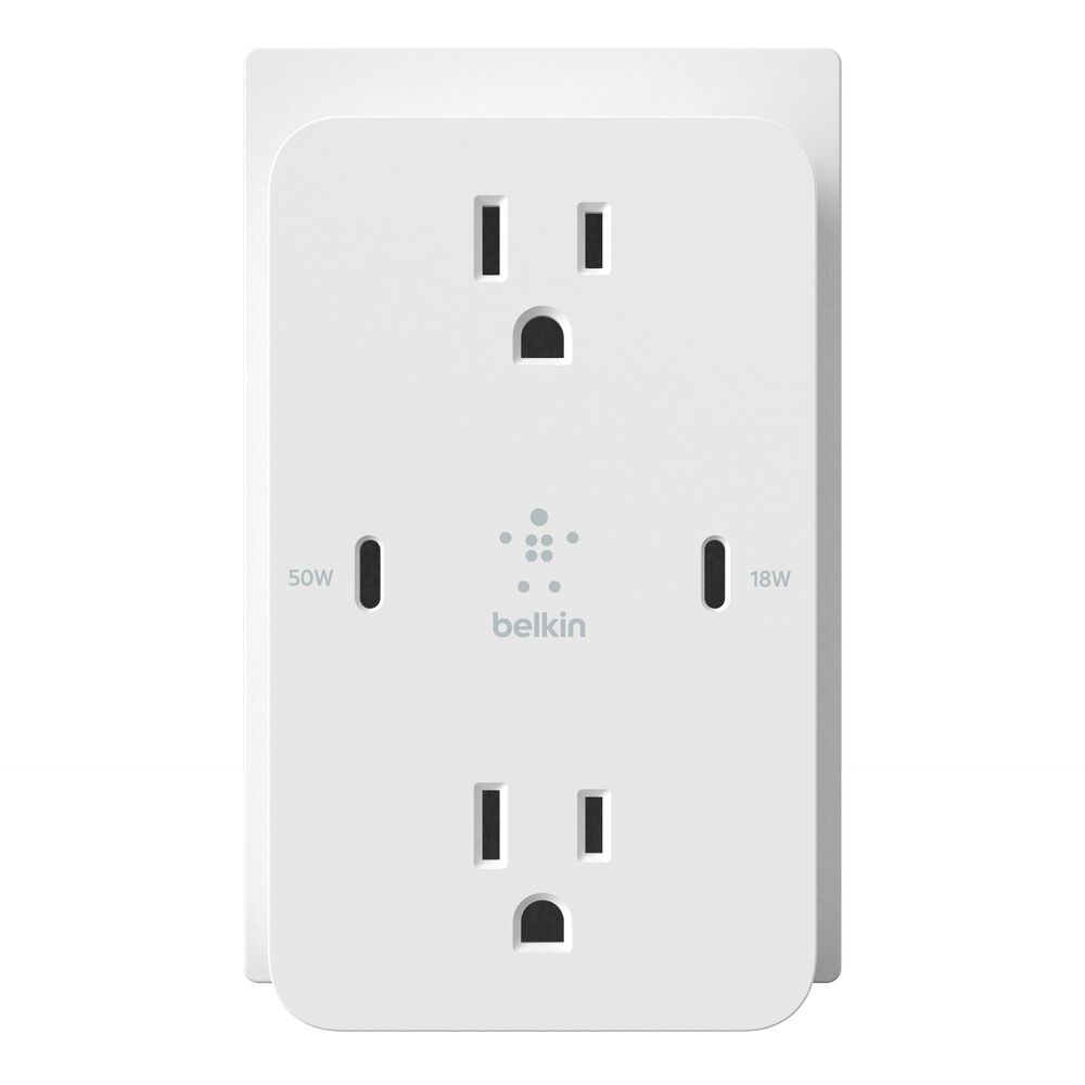 Belkin GaN Wall Plate - White - Image 9