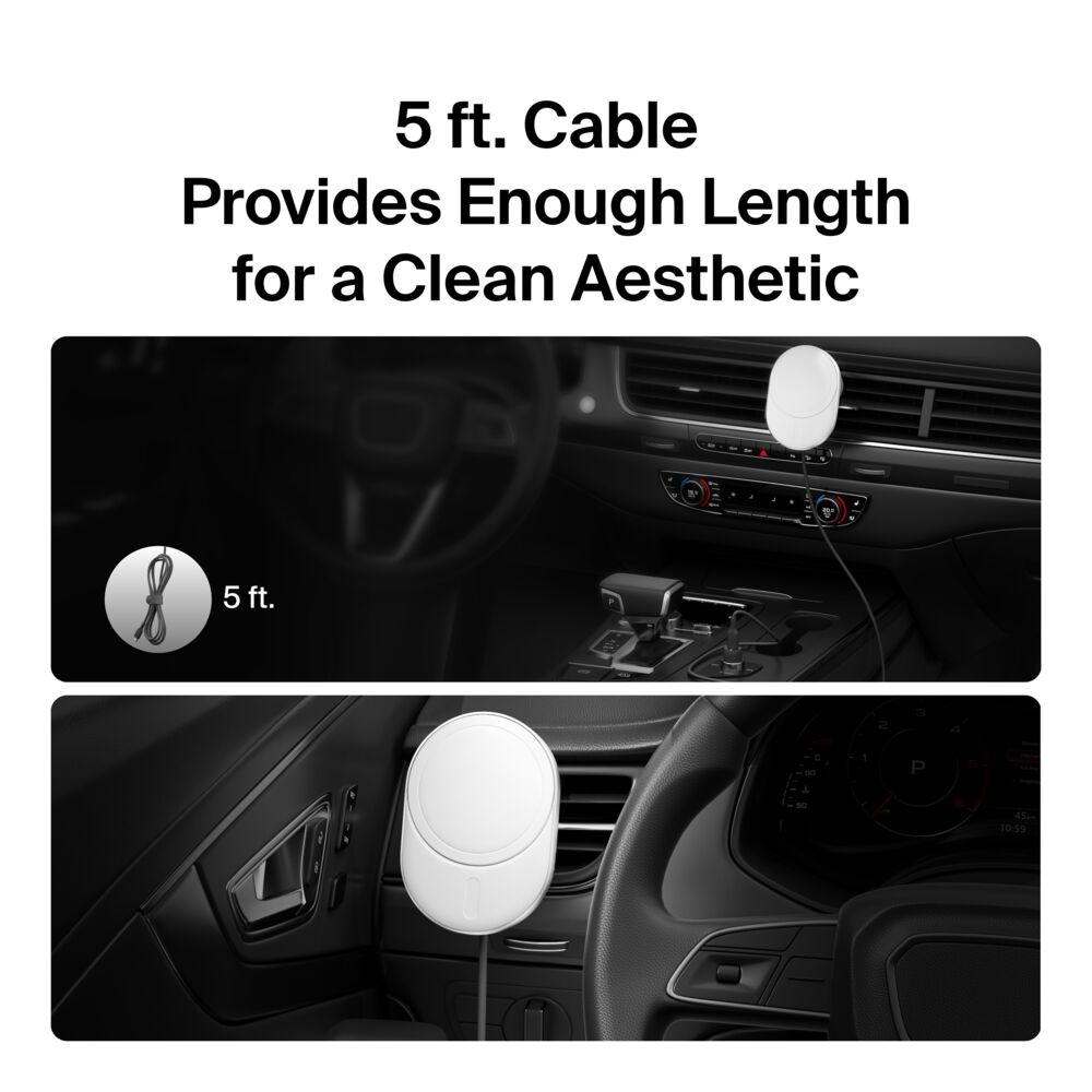 Belkin Magnetic Wireless Car Charger with Qi2 15W - Power Supply Included - Image 12