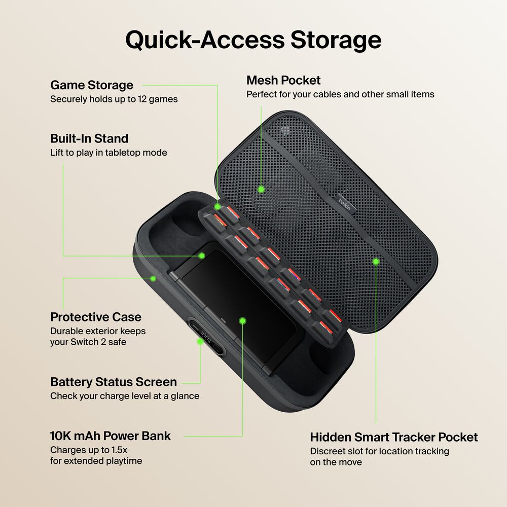 Belkin Charging Case Pro for Nintendo Switch 2 - Image 2