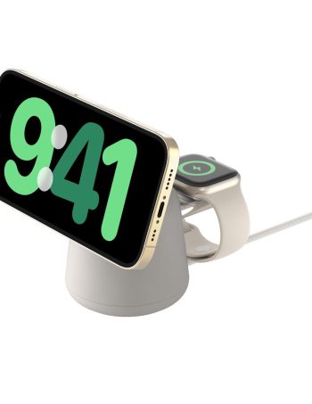 Belkin 2-in-1 Wireless Charging Dock with Qi2 15W
