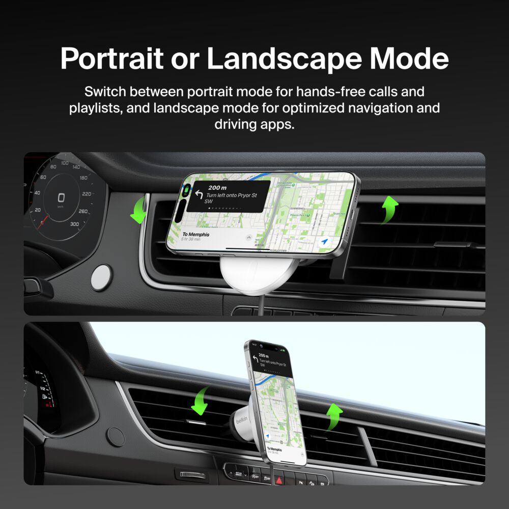 Belkin Magnetic Wireless Car Charger with Qi2 15W - Power Supply Included - Image 8
