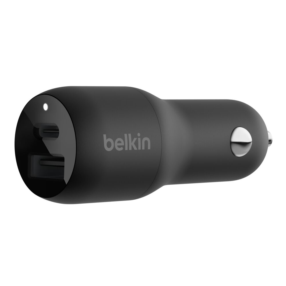 Belkin Dual Car Charger with PPS 37W - Black