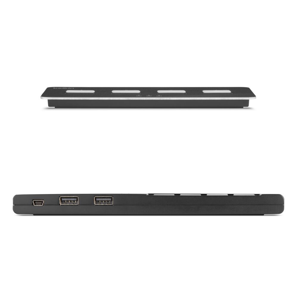Belkin 4-Port Single Head Modular Secure KVM Switch Base Unit PP4.0 W/ Remote - Black - Image 2