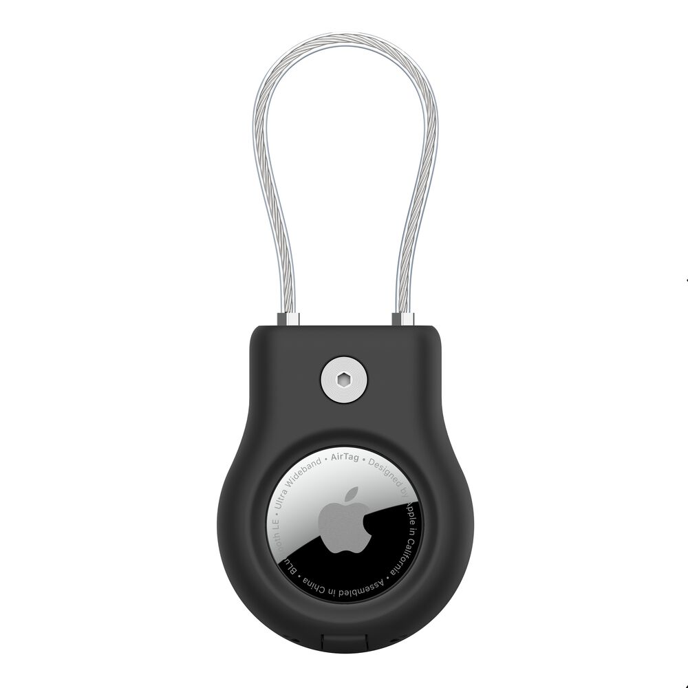 Belkin Secure Holder with Wire Cable for AirTag - Black