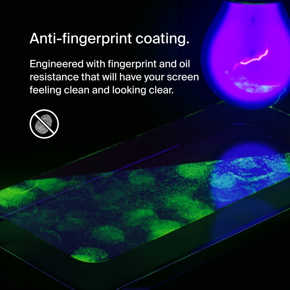 Belkin UltraGlass Blue Light Filter Screen Protector for iPhone 14 Pro - Image 5