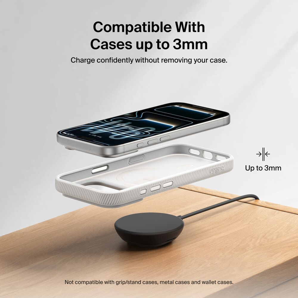 Belkin Magnetic Charger with Qi2 25W - Square Form, Black, Power Supply Not Included - Image 8