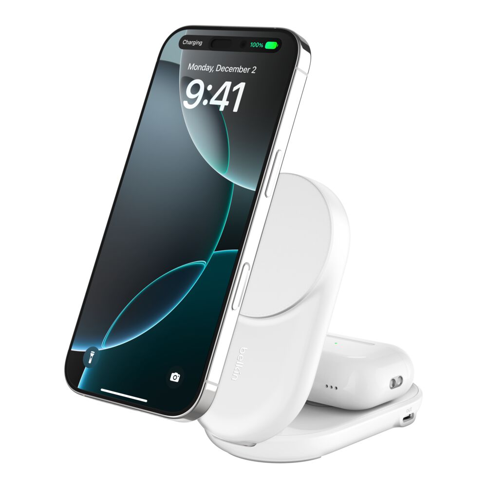 Belkin 2-in-1 Foldable Magnetic Charger with Qi2 25W