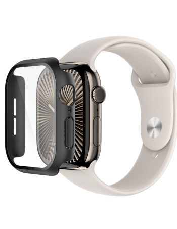 Belkin TemperedCurve 2-in-1 Screen Protector for Apple Watch Series 10 (46mm) - Black