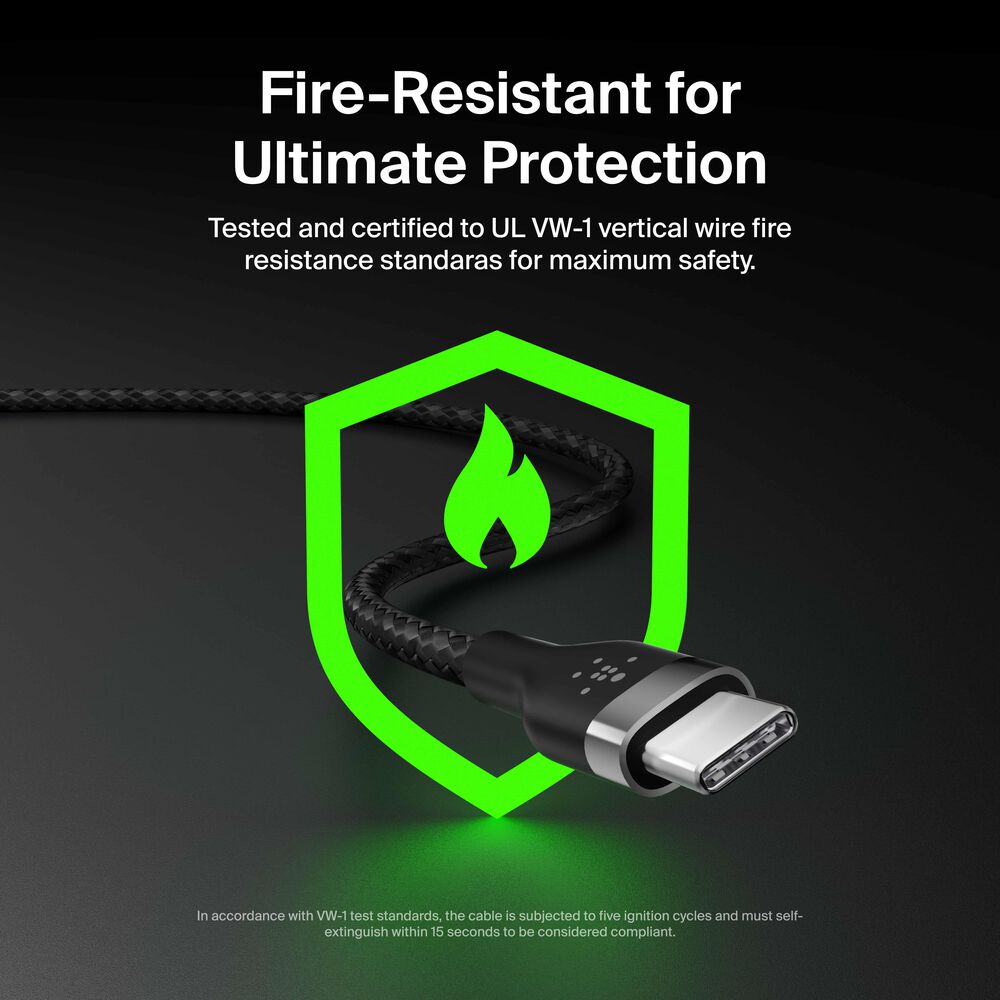 Belkin USB-A to USB-C Cable 15W - Black, 3.3 ft - Image 12