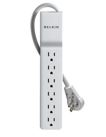 Belkin 6 Outlet Home/Office Surge Protector - 6.0 feet, 1 Pack