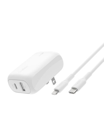 Belkin Dual Wall Charger 42W - USB-C cable with Lightning connector, dq variant