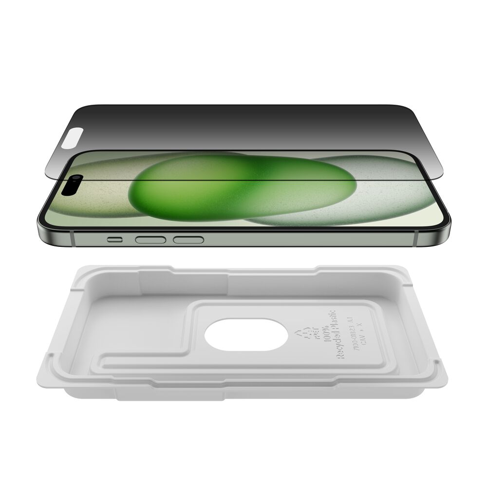 Belkin TemperedGlass Privacy Treated Screen Protector for iPhone 16 Plus / iPhone 15 Plus / iPhone 14 Pro Max - Image 10