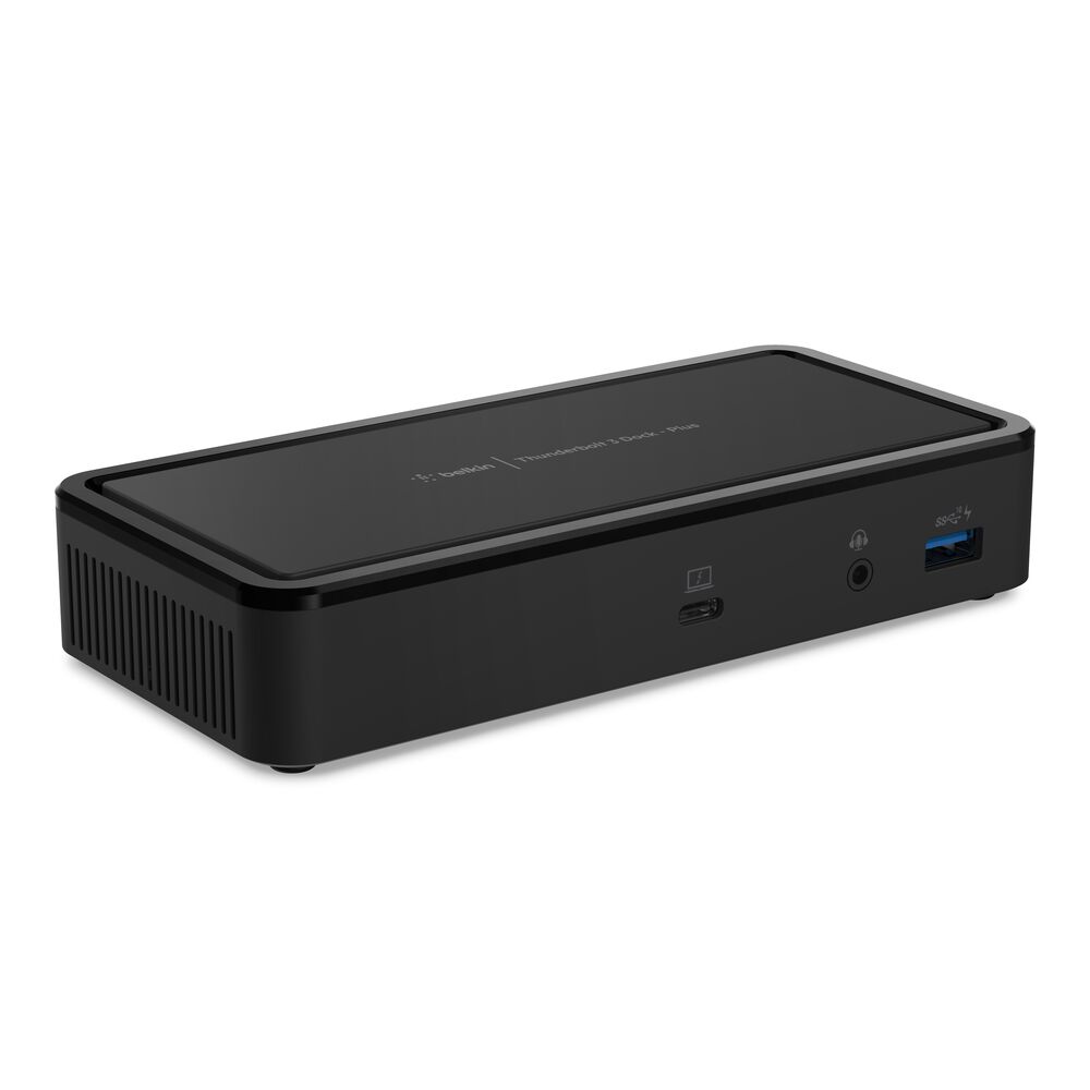 Belkin Thunderbolt 3 Dock Plus (Certified Refurbished) - Black