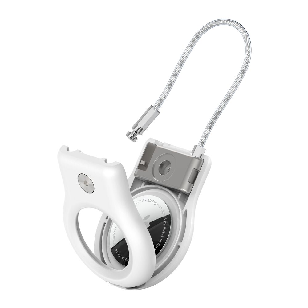 Belkin Secure Holder with Wire Cable for AirTag - White - Image 6
