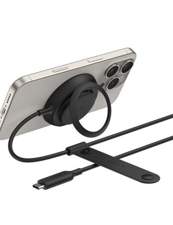 Belkin Magnetic Charger with Qi2 25W - Round Form, Black, Power Supply Included