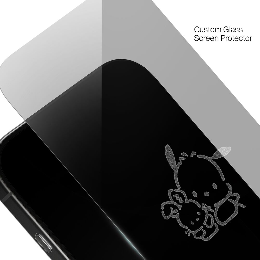 Belkin Pochacco and Friend Custom Glass Screen Protector - iPhone 17, Clear - Image 5