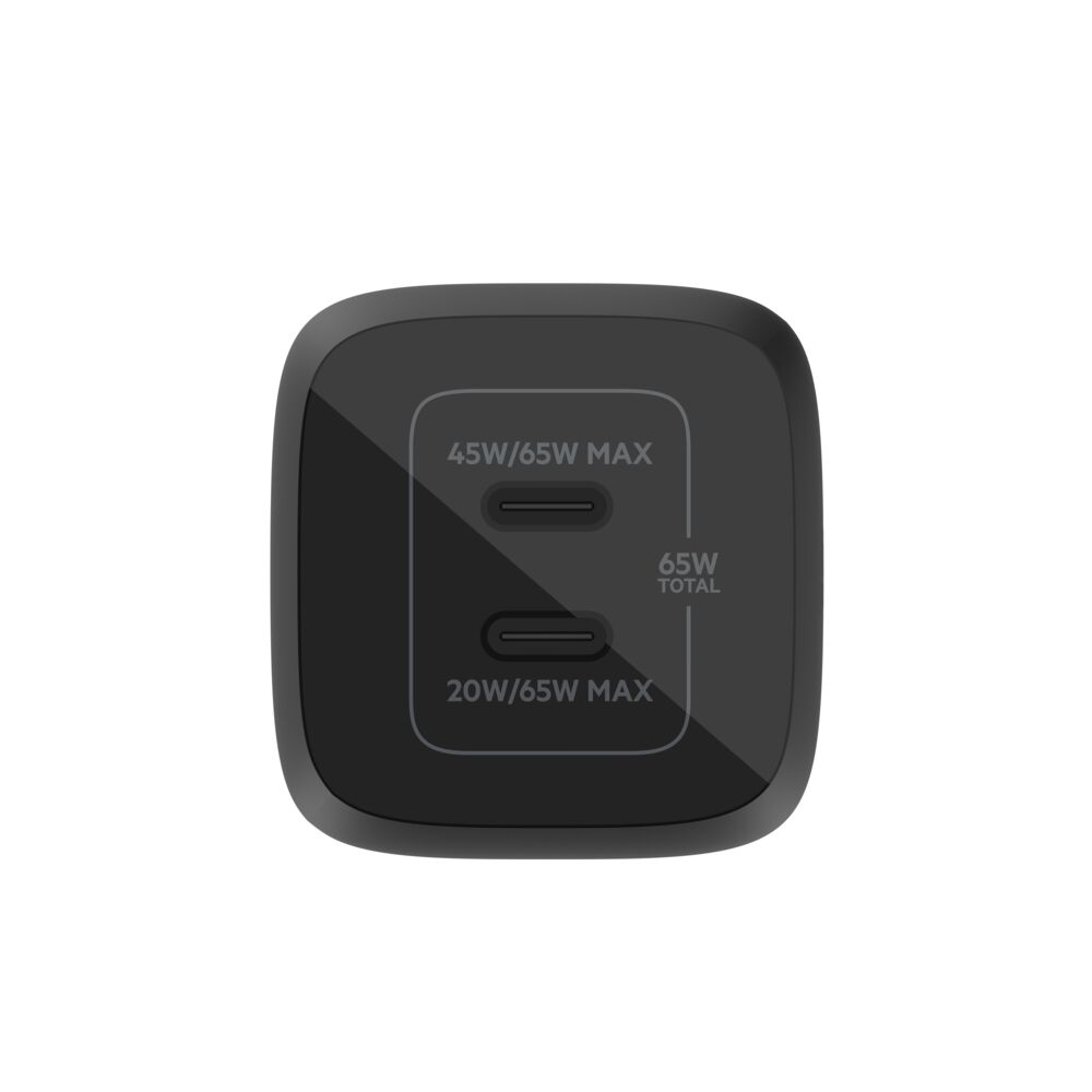 Belkin Dual USB-C GaN Wall Charger with PPS 65W - Black, dq variant - Image 9