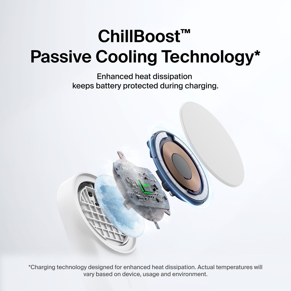 Belkin 2-in-1 Foldable Magnetic Charger with Qi2 25W - Image 3