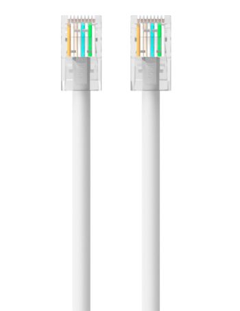 Belkin CAT6 Ethernet Patch Cable, RJ45, M/M - White, 5 ft