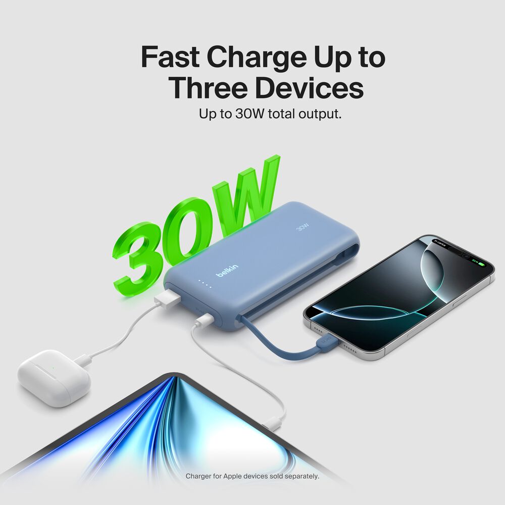 Belkin Power Bank 20K with Integrated Cable - Image 3