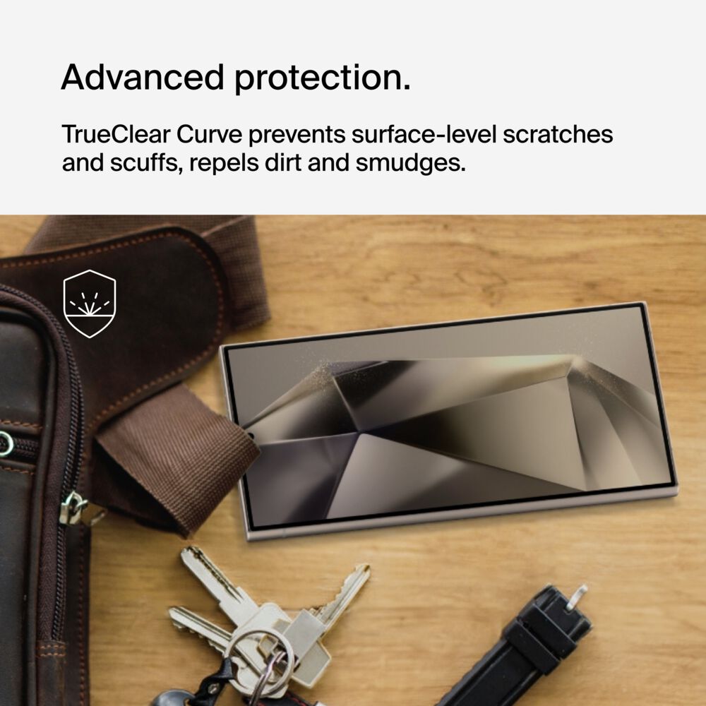 Belkin TrueClear Curve Blue Light Filter Screen Protector for Samsung Galaxy S24 Ultra - Samsung S24 Ultra - Image 2