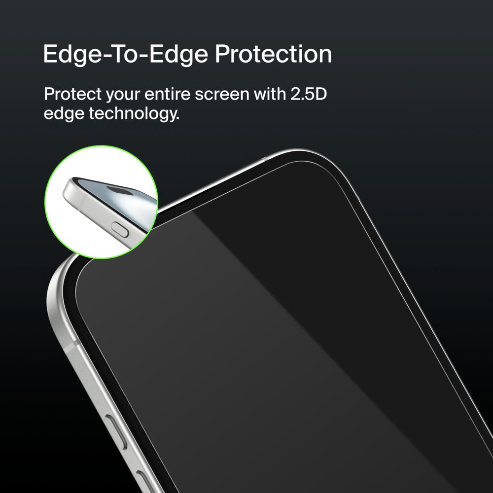 Belkin UltraGlass 2 Treated Screen Protector for iPhone 16 / iPhone 15 / iPhone 14 Pro - Image 6