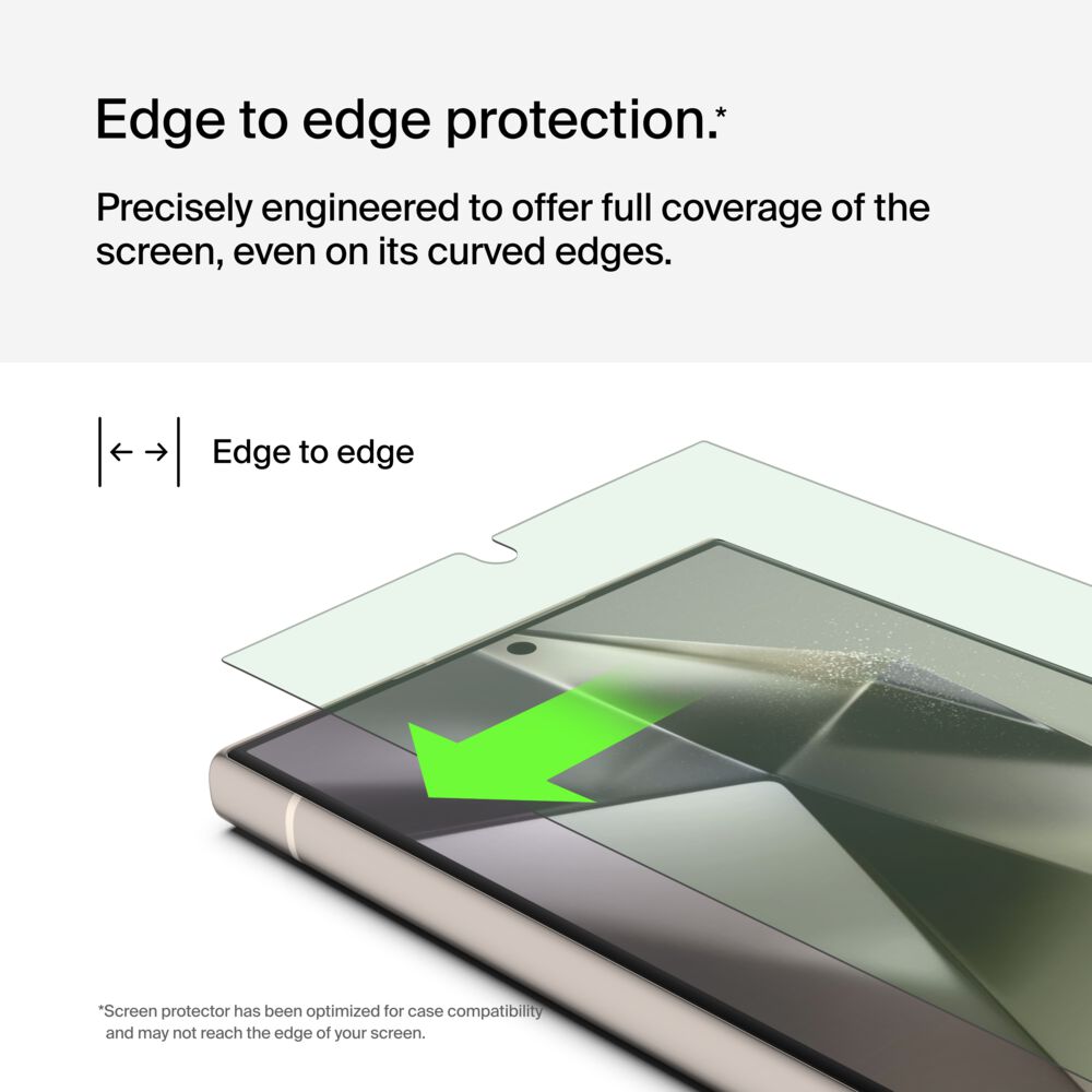 Belkin TrueClear Curve Blue Light Filter Screen Protector for Samsung Galaxy S24 Ultra - Samsung S24 Ultra - Image 4