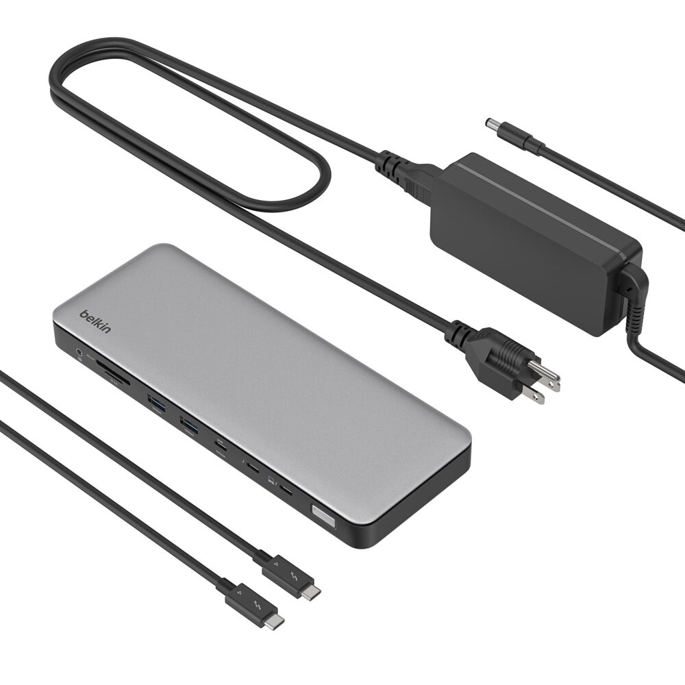 Belkin Thunderbolt 4 Dock - Gray - Image 12