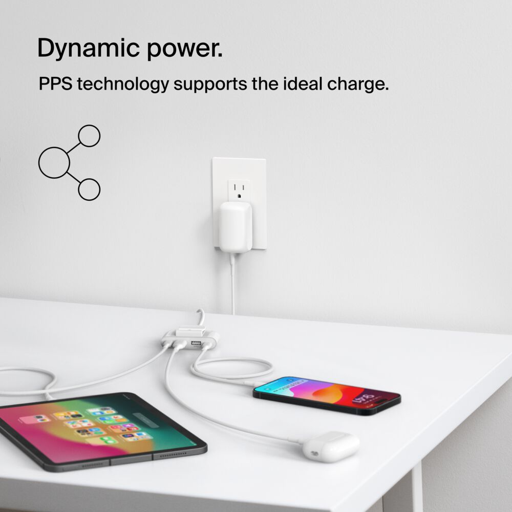 Belkin Dual Wall Charger 42W - USB-C to USB-C Cable, dq variant - Image 5