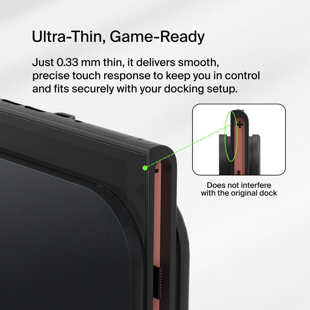 Belkin TemperedGlass Anti-Reflective Screen Protector for Nintendo Switch 2 - Clear - Image 6