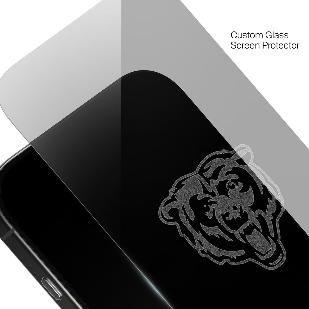Belkin Chicago Bears Custom Glass Screen Protector - iPhone 16 Pro, Clear - Image 5