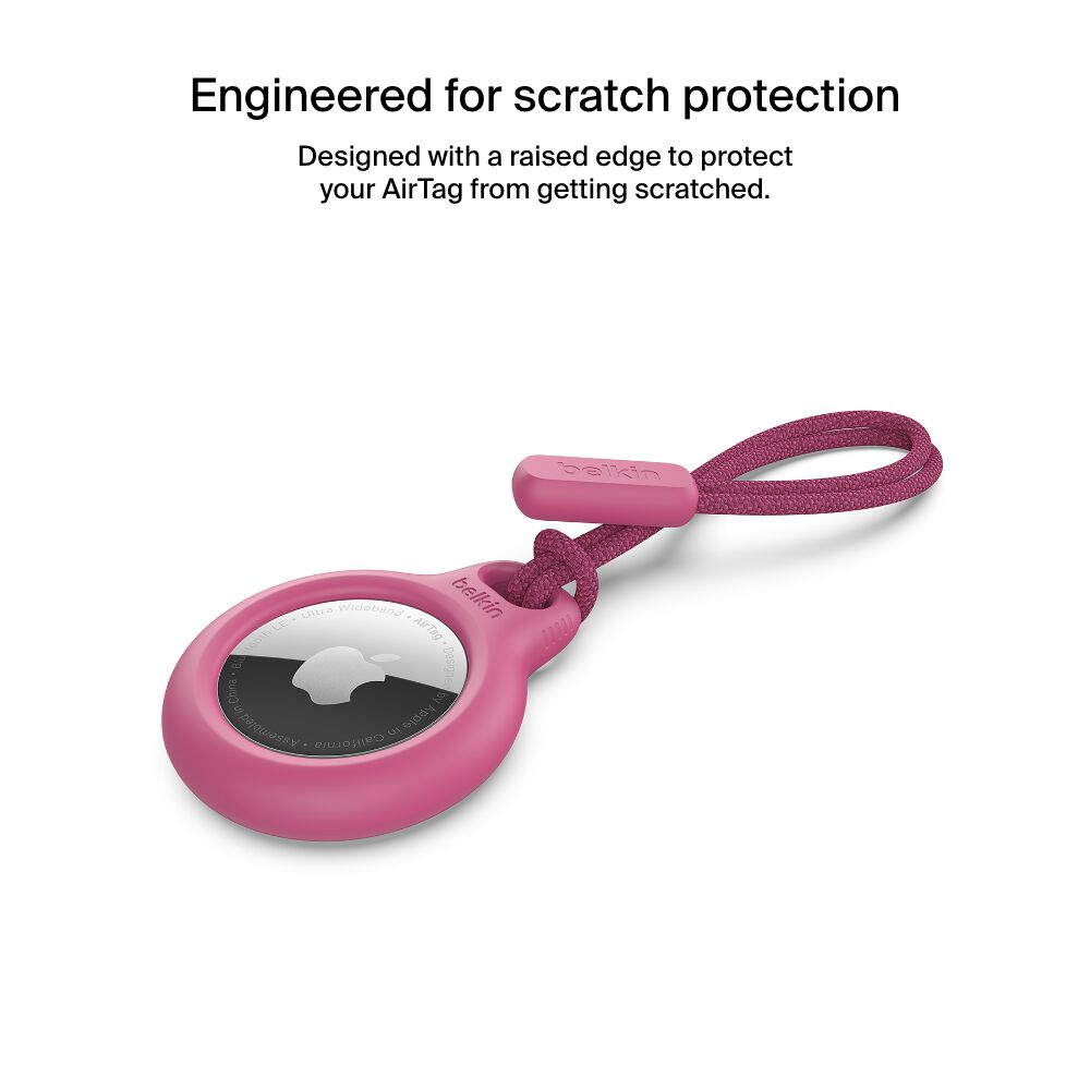 Belkin Secure Holder with Strap for AirTag - Pink - Image 5