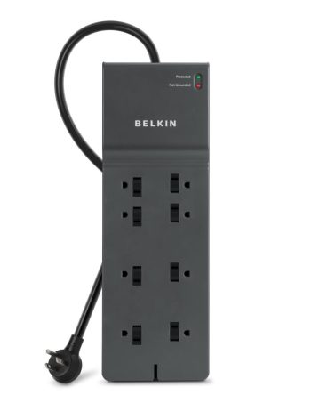 Belkin 8-Outlet Commercial Surge Protector 8' Cord - 8.0 feet, cm